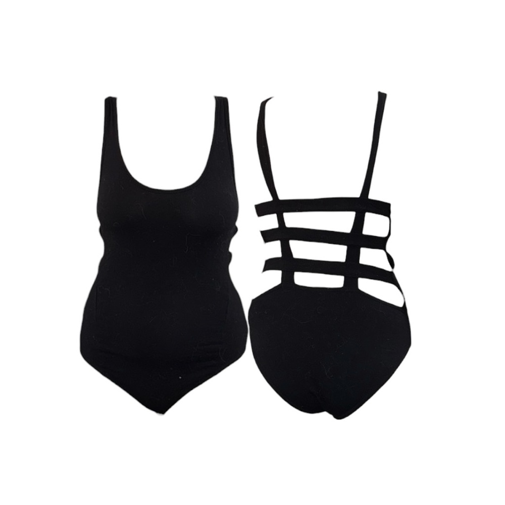 ASOS Black Strappy Back Bodysuit